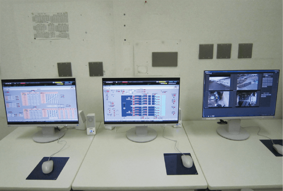 広島市下水道局 宇品ポンプ場の遠方監視システム