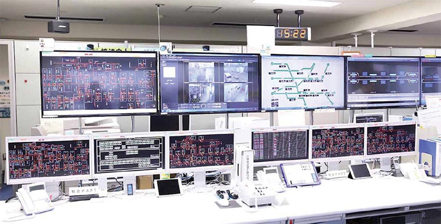 東京急行電鉄 電力管理システムの中央システム司令卓