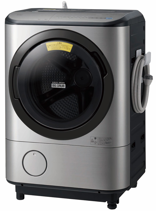 ドラム式洗濯乾燥機「ヒートリサイクル 風アイロン ビッグドラム」BD-NX120（S）
