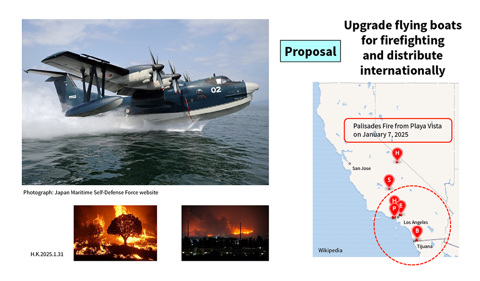 Figure 14—Forest Fires Around Los Angeles, USA, and Untapped Potential of Flying Boats